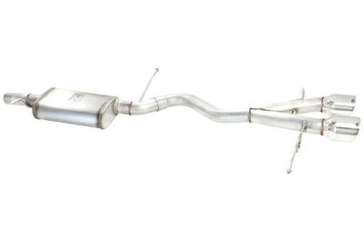 aFe MACHForce XP 2-1/2in SS-304 Cat-Back Exhausts w/ Polished Dual Tips 2008 VW Golf R32 V6-3.2L MKV - Exhaust Mufflers