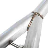 aFe MACHForce XP 2-1/2in SS-304 Cat-Back Exhausts w/ Polished Dual Tips 2008 VW Golf R32 V6-3.2L MKV - Exhaust Mufflers