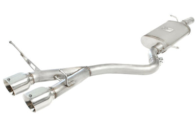 aFe MACHForce XP 2-1/2in SS-304 Cat-Back Exhausts w/ Polished Dual Tips 2008 VW Golf R32 V6-3.2L MKV - Exhaust Mufflers