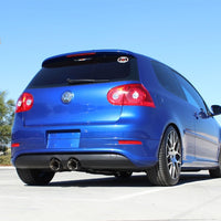 aFe MACHForce XP 2-1/2in SS-304 Cat-Back Exhausts w/ Polished Dual Tips 2008 VW Golf R32 V6-3.2L MKV - Exhaust Mufflers