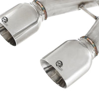 aFe MACHForce XP 2-1/2in SS-304 Cat-Back Exhausts w/ Polished Dual Tips 2008 VW Golf R32 V6-3.2L MKV - Exhaust Mufflers