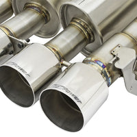 aFe MACHForce XP 3in-2 1/2in Axle Back 304SS Exhaust w/ Polished Tips 15-17 Chevy Corvette Z06 - Mufflers &