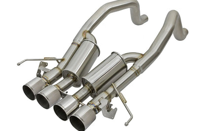 aFe MACHForce XP 3in-2 1/2in Axle Back 304SS Exhaust w/ Polished Tips 15-17 Chevy Corvette Z06 - Mufflers &