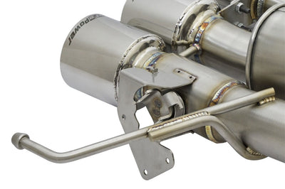 aFe MACHForce XP 3in-2 1/2in Axle Back 304SS Exhaust w/ Polished Tips 15-17 Chevy Corvette Z06 - Mufflers &