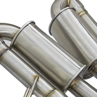 aFe MACHForce XP 3in-2 1/2in Axle Back 304SS Exhaust w/ Polished Tips 15-17 Chevy Corvette Z06 - Mufflers &