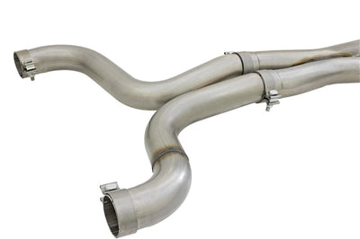 aFe MACHForce XP 3in 304 SS Axle-Back Dual Exhaust (NPP) w/ Polished Tips 16-17 Camro V8-6.2L - Mufflers &
