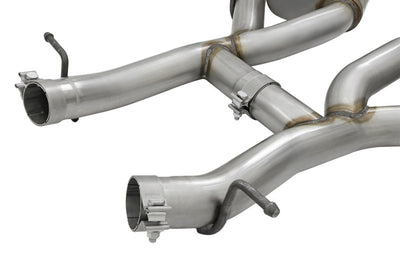 aFe MACHForce XP 3in 304 SS Axle-Back Dual Exhaust (NPP) w/ Polished Tips 16-17 Camro V8-6.2L - Mufflers &