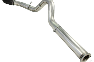 aFe MACHForce XP 5in DPF-Back Stainless Steel Exhaust Blk,Ford Diesel Trucks 11-14 V8-6.7L td - Mufflers & Tips