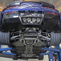 aFe MACHForce XP Axle Back 304SS Exhaust w/ Carbon Fiber Tips 15-19 Chevy Corvette Z06 - Mufflers &