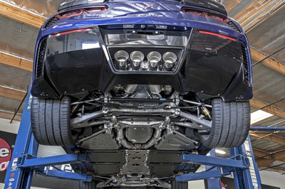 aFe MACHForce XP Axle Back 304SS Exhaust w/ Carbon Fiber Tips 15-19 Chevy Corvette Z06 - Mufflers &