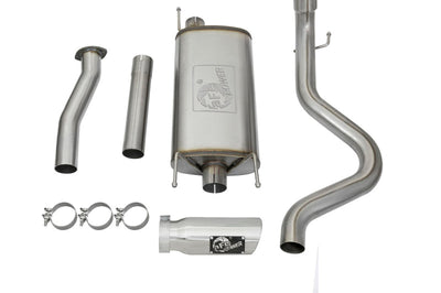 aFe MACHForce XP Cat-Back SS Exhaust w/ Polished Tips 16 Toyota Tacoma V6-3.5L - Mufflers &