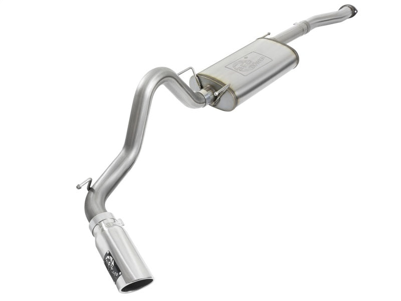 aFe MACHForce XP Cat-Back SS Exhaust w/ Polished Tips 16 Toyota Tacoma V6-3.5L - Mufflers &