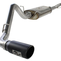 aFe MACHForce XP Exh CB GM Silverado/Sierra 1500 2014 V*-5.3/6.2L Black tip - Exhaust Mufflers & Tips