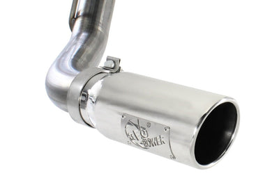 aFe MACHForce XP Exh CB,Stainless steel GM Silverado/Sierra 1500 2014 V*-5.3/6.2L Polished tip - Exhaust Mufflers & Tips