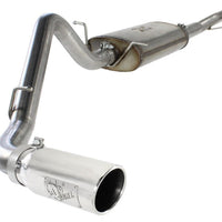 aFe MACHForce XP Exh CB,Stainless steel GM Silverado/Sierra 1500 2014 V*-5.3/6.2L Polished tip - Exhaust Mufflers & Tips