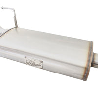 aFe MACHForce XP Exhaust 3in SS Dual Side Exit CB w/ Black Tips 2015 Ford F150 5.0L V8 CC/SB EC/LB - Mufflers &