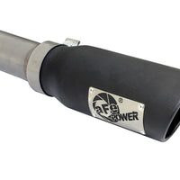 aFe MACHForce XP Exhaust 3in SS Dual Side Exit CB w/ Black Tips 2015 Ford F150 5.0L V8 CC/SB EC/LB - Mufflers &