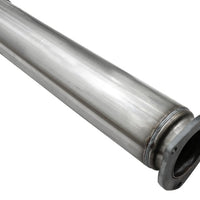 aFe MACHForce XP Exhaust 5in DPF-Back Stainless Steel Exht 2015 Ford Turbo Diesel V8 6.7L Black Tip - Mufflers & Tips