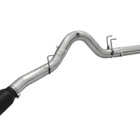 aFe MACHForce XP Exhaust 5in DPF-Back Stainless Steel Exht 2015 Ford Turbo Diesel V8 6.7L Black Tip - Mufflers & Tips