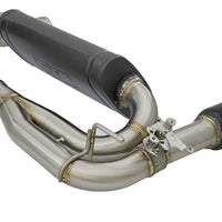 aFe MACHForce XP Exhausts Axle-Back 12-15 BMW 335i 3.0T (SS w/Black Tips) - Exhaust Mufflers & Tips