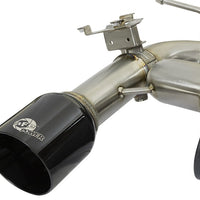 aFe MACHForce XP Exhausts Axle-Back 12-15 BMW 335i 3.0T (SS w/Black Tips) - Exhaust Mufflers & Tips