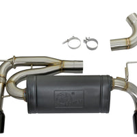 aFe MACHForce XP Exhausts Axle-Back 12-15 BMW 335i 3.0T (SS w/Black Tips) - Exhaust Mufflers & Tips
