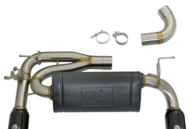 aFe MACHForce XP Exhausts Axle-Back 12-15 BMW 335i 3.0T (SS w/Black Tips) - Exhaust Mufflers & Tips