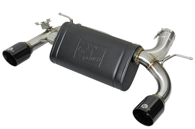 aFe MACHForce XP Exhausts Axle-Back 12-15 BMW 335i 3.0T (SS w/Black Tips) - Exhaust Mufflers & Tips