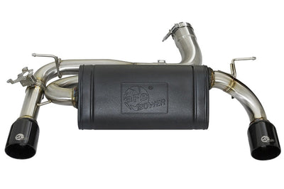 aFe MACHForce XP Exhausts Axle-Back 12-15 BMW 335i 3.0T (SS w/Black Tips) - Exhaust Mufflers & Tips