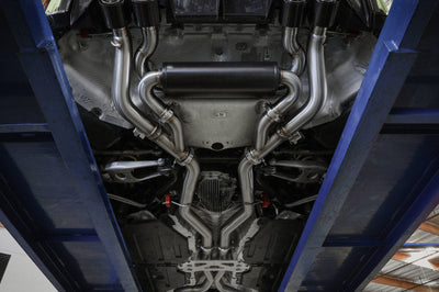 aFe MACHForce XP Exhausts Cat-Back SS 19-21 BMW M2 Competition L6-3.0L w/Carbon Tips - Exhaust Mufflers &