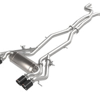 aFe MACHForce XP Exhausts Cat-Back SS 19-21 BMW M2 Competition L6-3.0L w/Carbon Tips - Exhaust Mufflers &