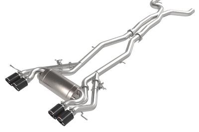 aFe MACHForce XP Exhausts Cat-Back SS 19-21 BMW M2 Competition L6-3.0L w/Carbon Tips - Exhaust Mufflers &