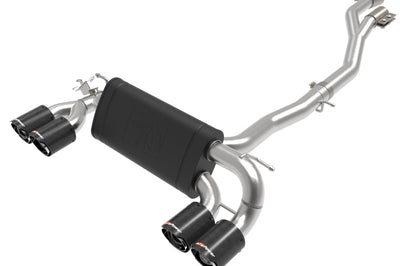 aFe MACHForce XP Exhausts Cat-Back SS 19-21 BMW M2 Competition L6-3.0L w/Carbon Tips - Exhaust Mufflers &