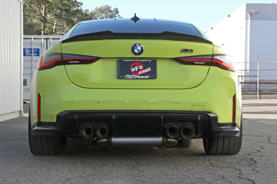 aFe MACHForce XP Exhausts Cat-Back SS 19-21 BMW M2 Competition L6-3.0L w/Carbon Tips - Exhaust Mufflers &