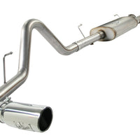aFe MACHForce XP Exhausts Cat-Back SS-409 EXH CB Toyota Tundra 10-11 V8-5.7L 145.7 WB (pol tip) - Exhaust Mufflers &