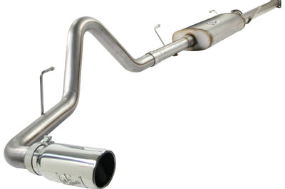 aFe MACHForce XP Exhausts Cat-Back SS-409 EXH CB Toyota Tundra 10-11 V8-5.7L 145.7 WB (pol tip) - Exhaust Mufflers &
