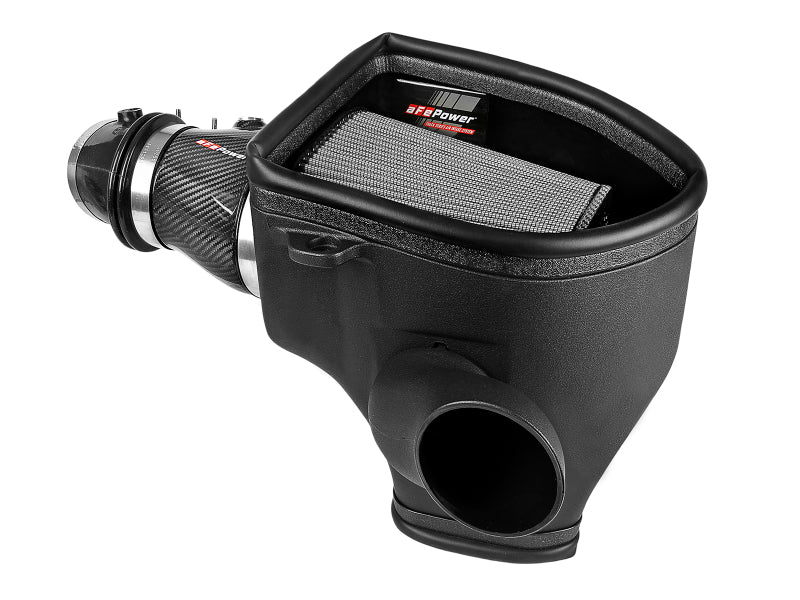aFe Magnum Force Stage-2 Track Series Carbon Fiber AIS w/Pro Dry S Media-18 Dodge Challenger V8-6.2L - Air Filters