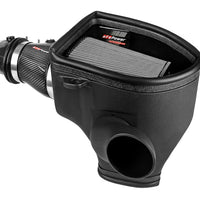 aFe Magnum Force Stage-2 Track Series Carbon Fiber AIS w/Pro Dry S Media-18 Dodge Challenger V8-6.2L - Air Filters