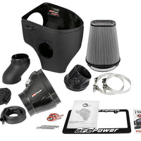 aFe Magnum Force Stage-2 Track Series Carbon Fiber AIS w/Pro Dry S Media-18 Dodge Challenger V8-6.2L - Air Filters