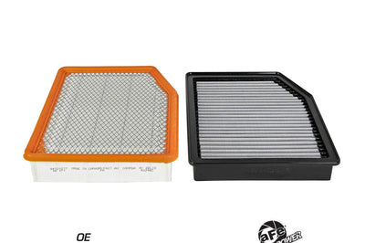 aFe MagnumFLOW Pro DRY S OE Replacement Filter 2019 GM Silverado/Sierra 1500 V6-2.7L/4.3L/V8-5.3 - Air Filters