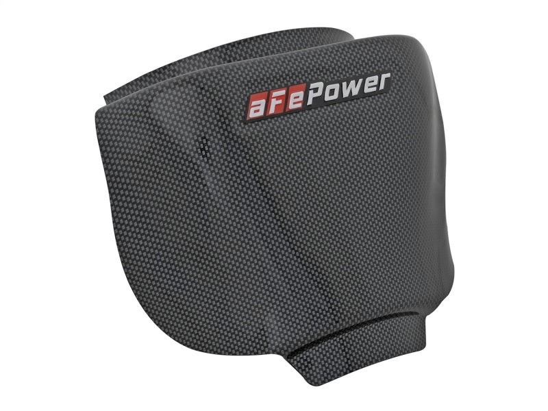 aFe MagnumFORCE Intake Rain Shield 15-16 Dodge Challenger SRT Hellcat 6.2L V8 (sc) - Carbon Finish - Air Systems