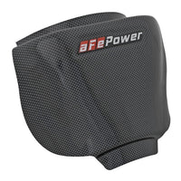 aFe MagnumFORCE Intake Rain Shield 15-16 Dodge Challenger SRT Hellcat 6.2L V8 (sc) - Carbon Finish - Air Systems