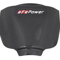 aFe MagnumFORCE Intake Rain Shield 15-16 Dodge Challenger SRT Hellcat 6.2L V8 (sc) - Carbon Finish - Air Systems