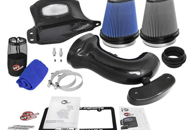 aFe Momentum Black Series Carbon Fiber Intake System P5R 14-17 Chevy Corvette 6.2L (C7) - Air Systems