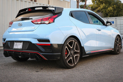 aFe Power Axle Back Exhaust - 19-20 Hyundai Veloster N L4-2.0L (t) - Mufflers & Tips