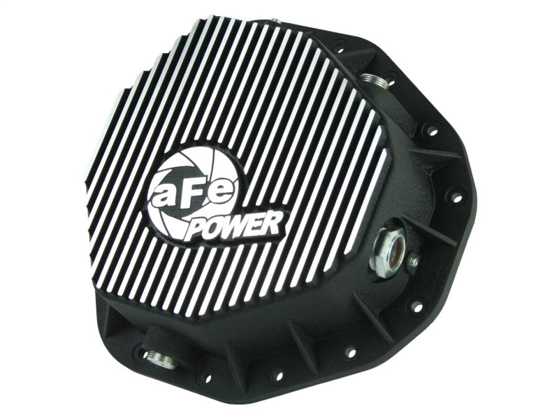 aFe Power Cover Rear Differential COV Diff R Dodge Diesel Trucks 03-05 L6-5.9L Machined - Drivetrain