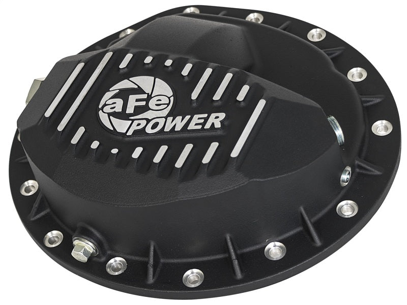 aFe Power Pro Series Rear Differential Cover Black w/ Machined Fins 99-13 GM Trucks (GM 9.5-14) - Drivetrain