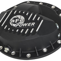 aFe Power Pro Series Rear Differential Cover Black w/ Machined Fins 99-13 GM Trucks (GM 9.5-14) - Drivetrain