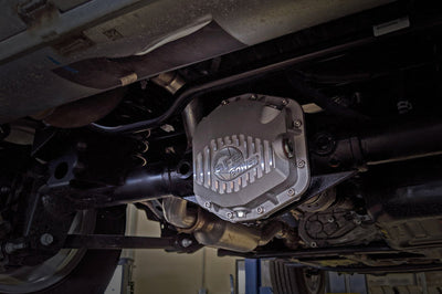 aFe Power Street Series Rear Differential Cover Raw w/Machined Fins 18-21 Jeep Wrangler JL Dana M200 - Drivetrain