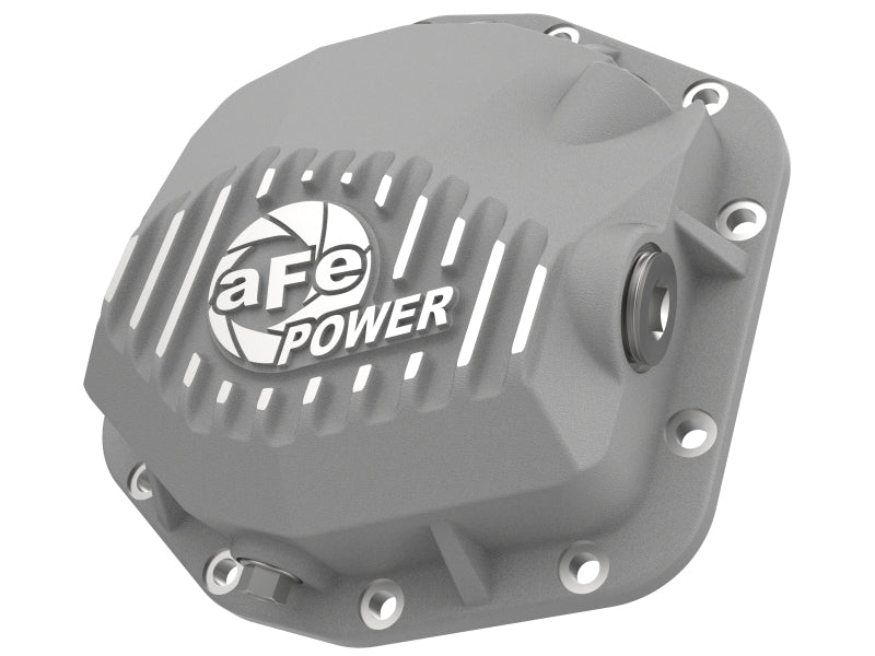 aFe Power Street Series Rear Differential Cover Raw w/Machined Fins 18-21 Jeep Wrangler JL Dana M200 - Drivetrain